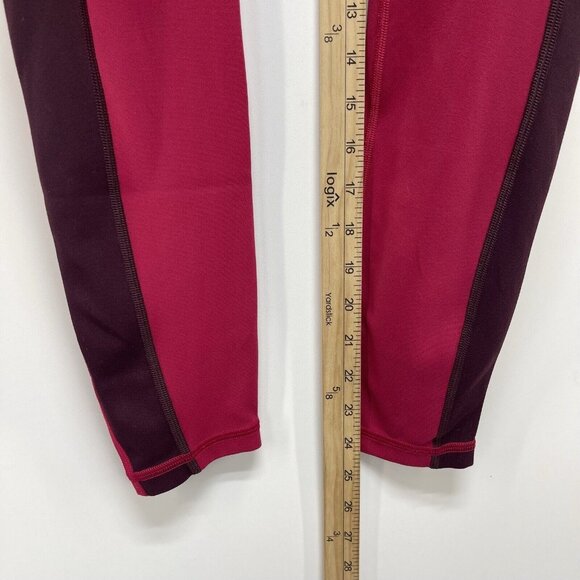Athleta Leggings Sz XS Women’s All In Structure 7/8 Tight in Auberge Burgundy - Picture 10 of 12